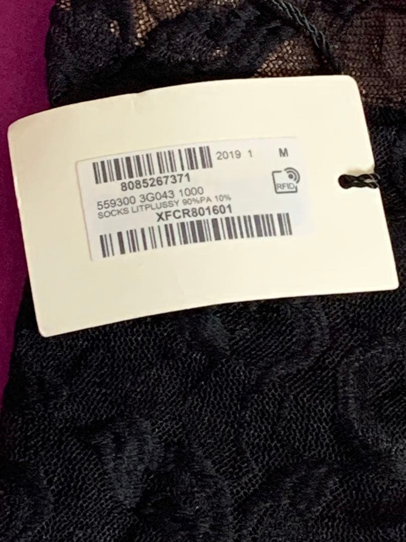 新品タグ付　gucci レース　ソックス　フラワー☆花柄