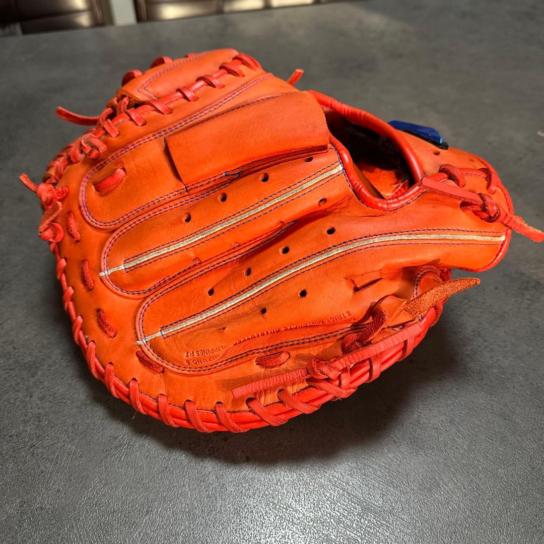ちゃみ Mizuno オレンジ キャッチャーミット
