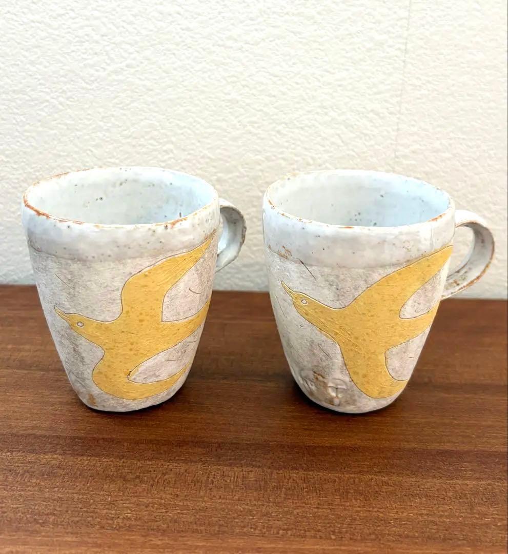 鹿児島睦 鳥デザイン カップ