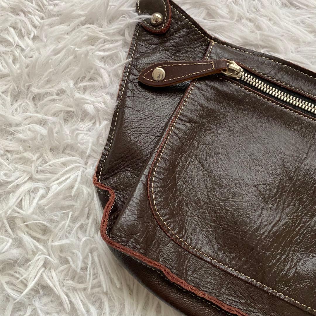 THE WARMTH CRAFTS-MANUFACTURE ヒップバッグ 馬革