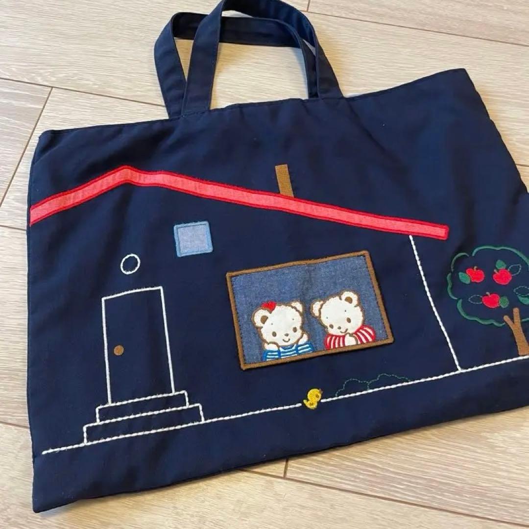 美品★familiar レッスンバッグ トートバッグ