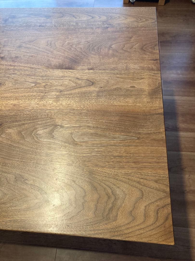 値下げ中　ダイニングテーブル　ウォールナット　オイル仕上げ　家具一点物