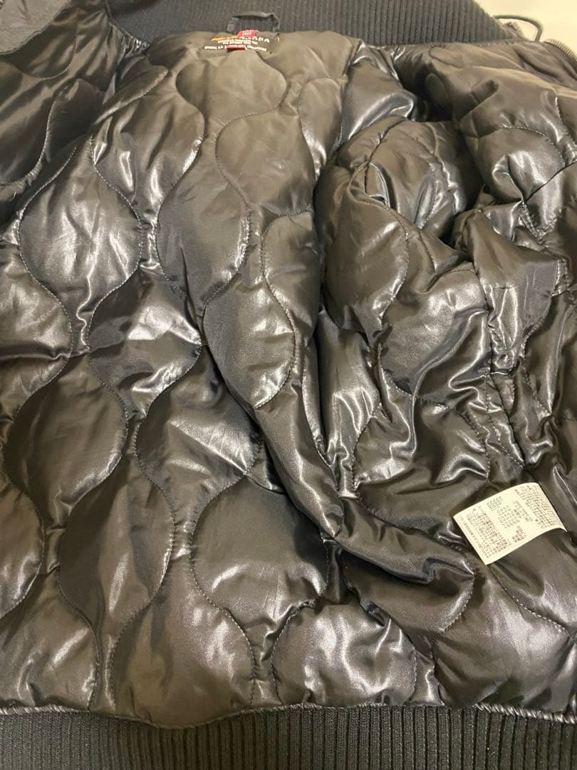 ALPHA INDUSTRIES ブラック MA-1 ジャケット Lサイズ