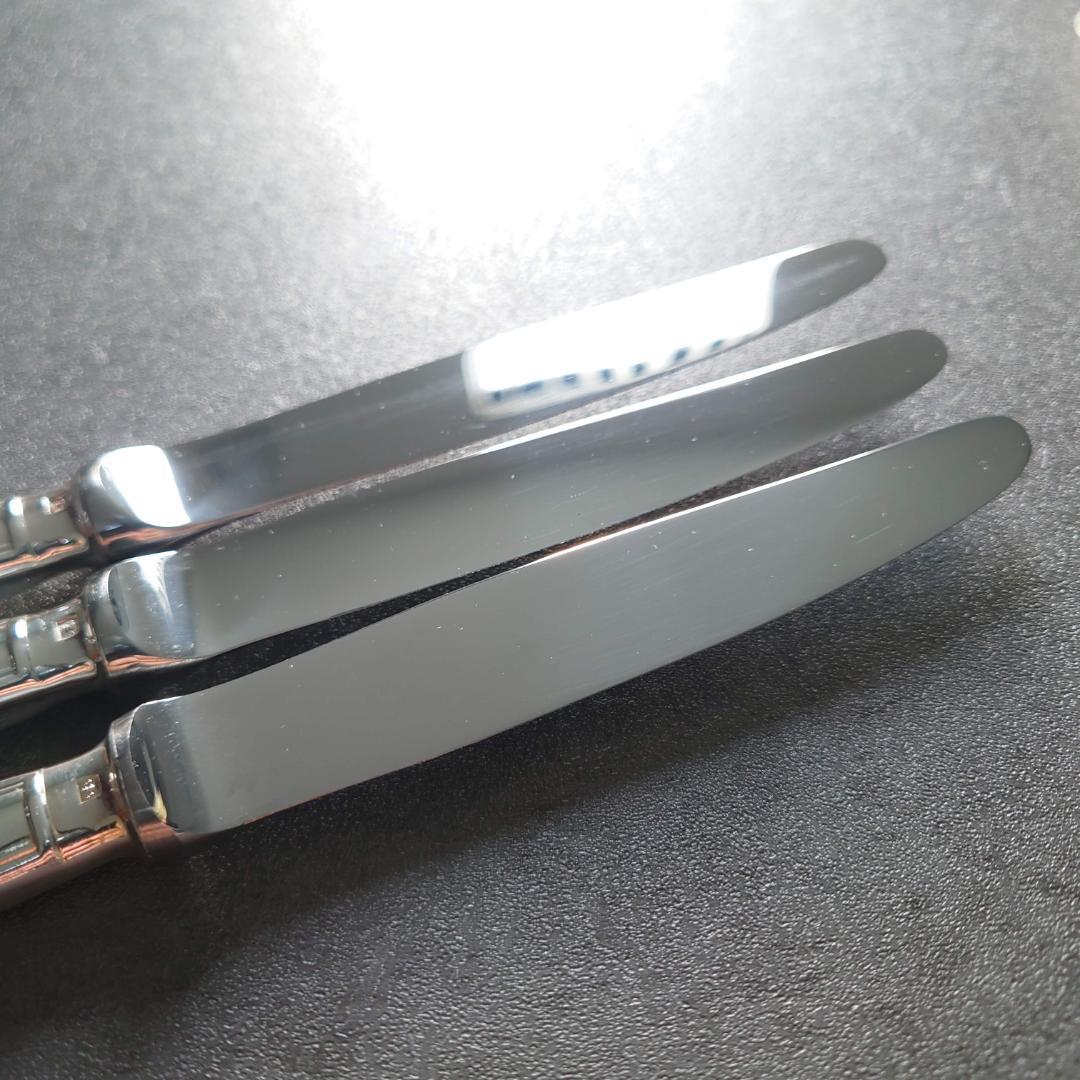 美品 クリストフル アルビ デザートナイフ 3点