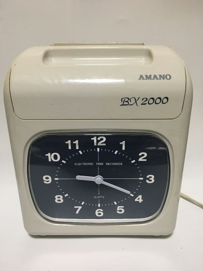 AMANO タイムレコーダー BX2000（タイムカード）⚫️インクリボン新品