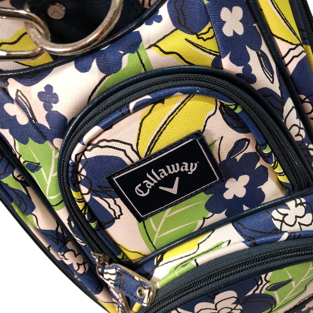 CALLAWAY キャロウェイ ゴルフ フード付き キャディバッグ 花柄 5分割