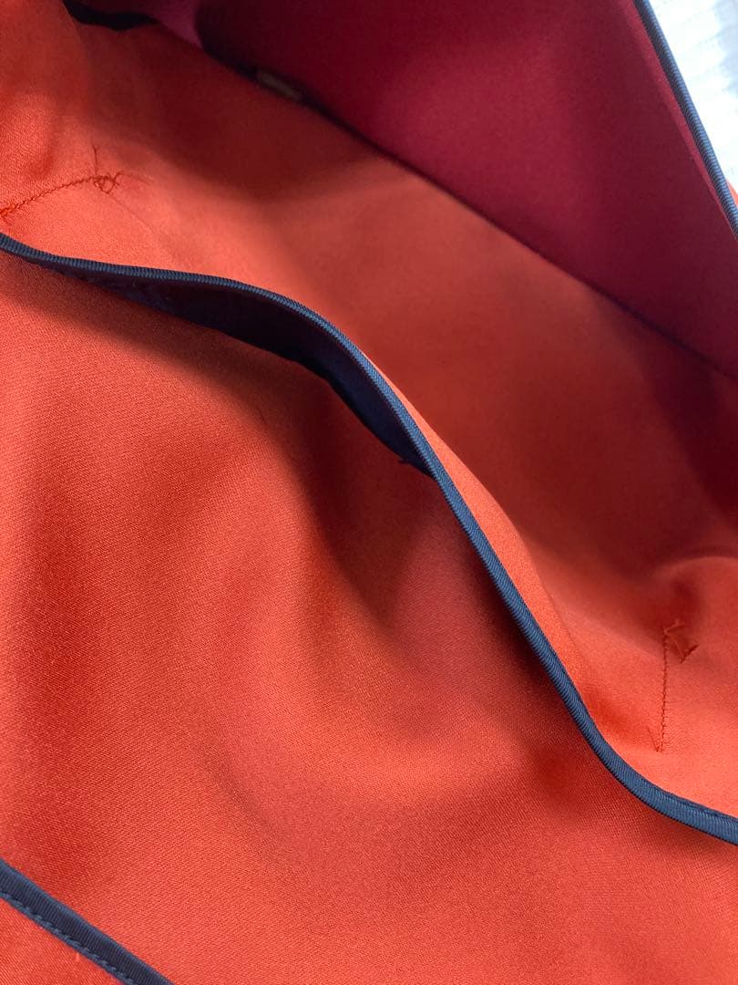 VERSACE ヴェルサーチ　オレンジ系　メデューサボタン柄　36