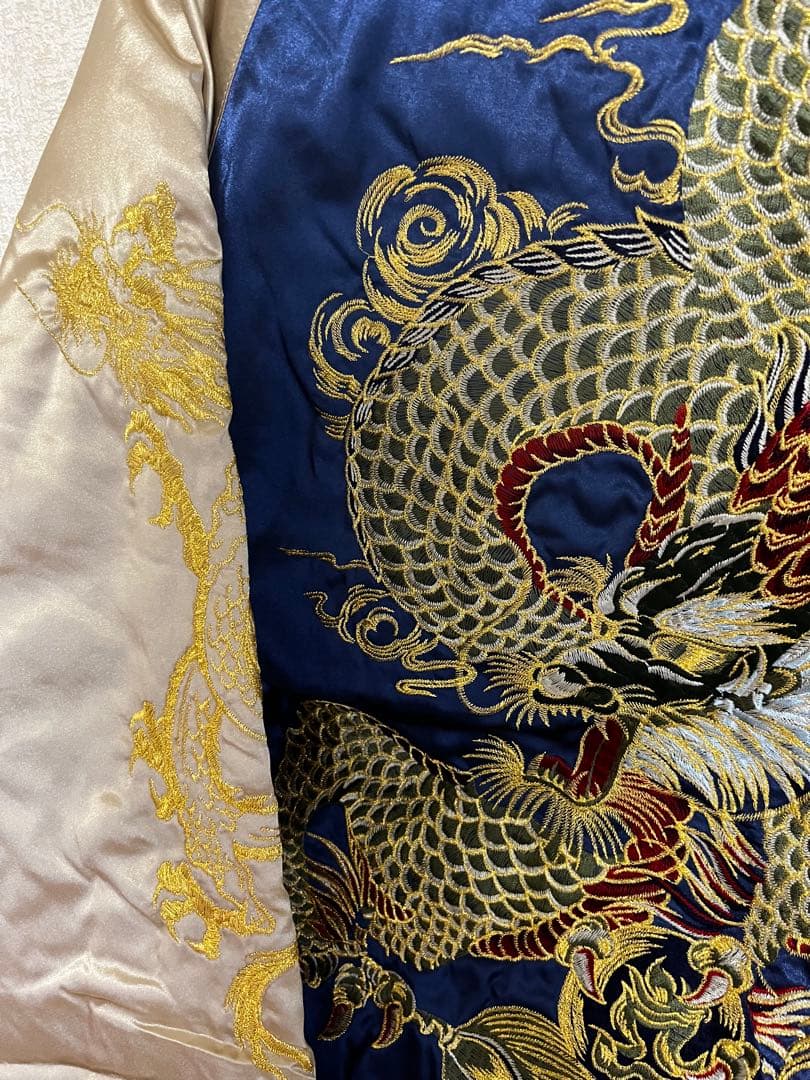 ［新品］角竜　ネイビースカジャン