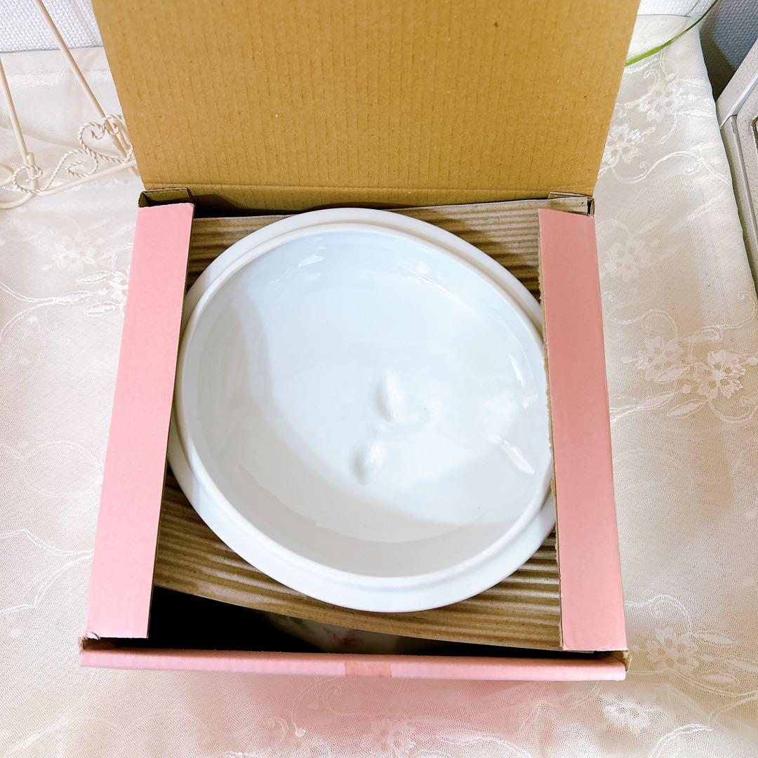 新品スープチューリン キャサリン柄 プランドパリ陶器キャセロール/イマン マニー