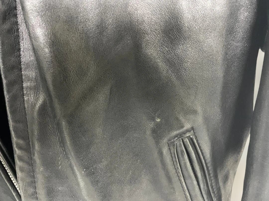 Schott シングルライダース ブラックレザージャケット