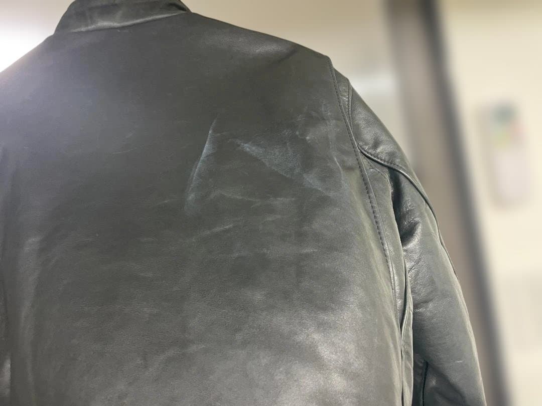 Schott シングルライダース ブラックレザージャケット