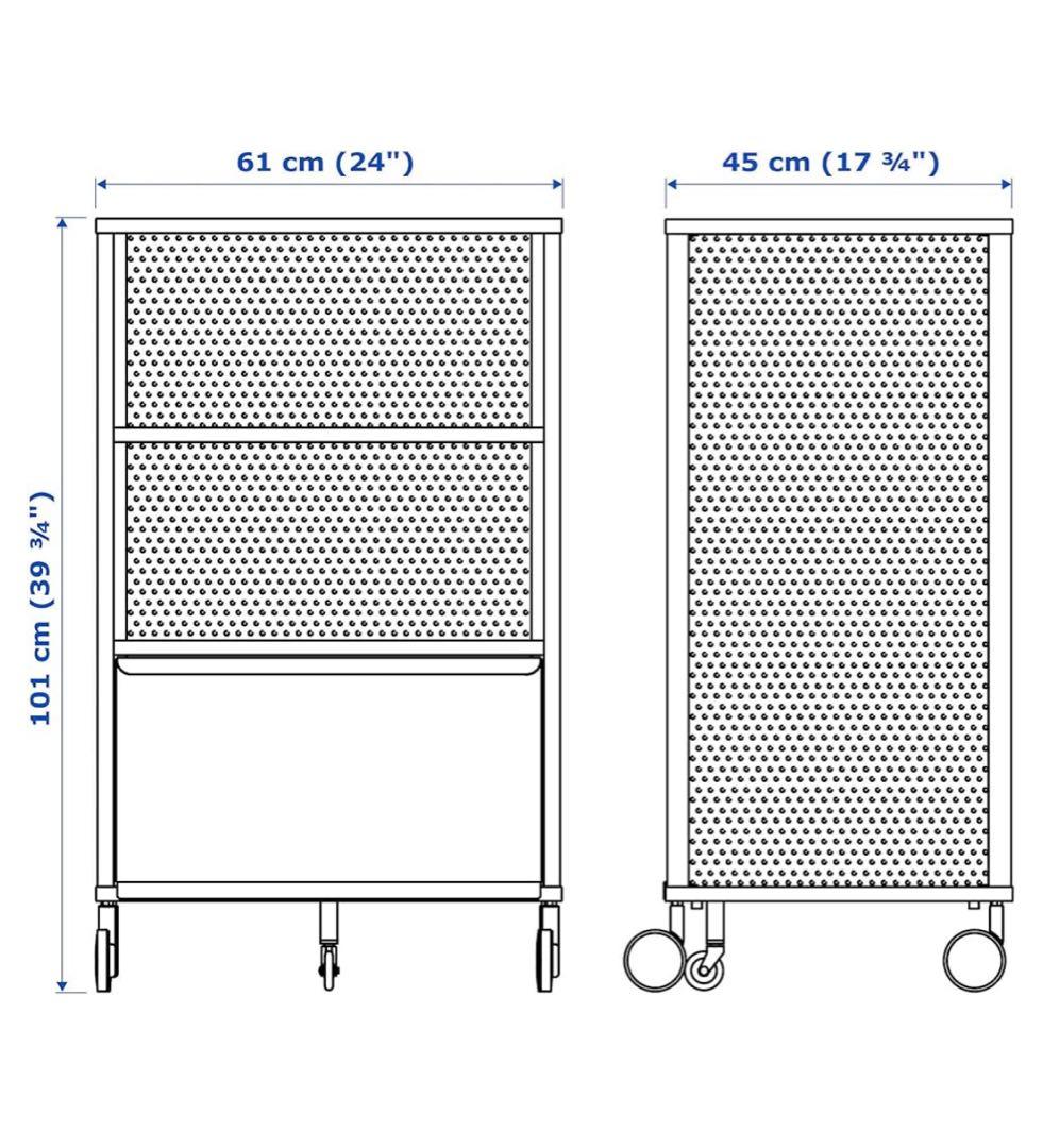 IKEA BEKANT イケア ベカント メッシュブラック スタンディングデスク