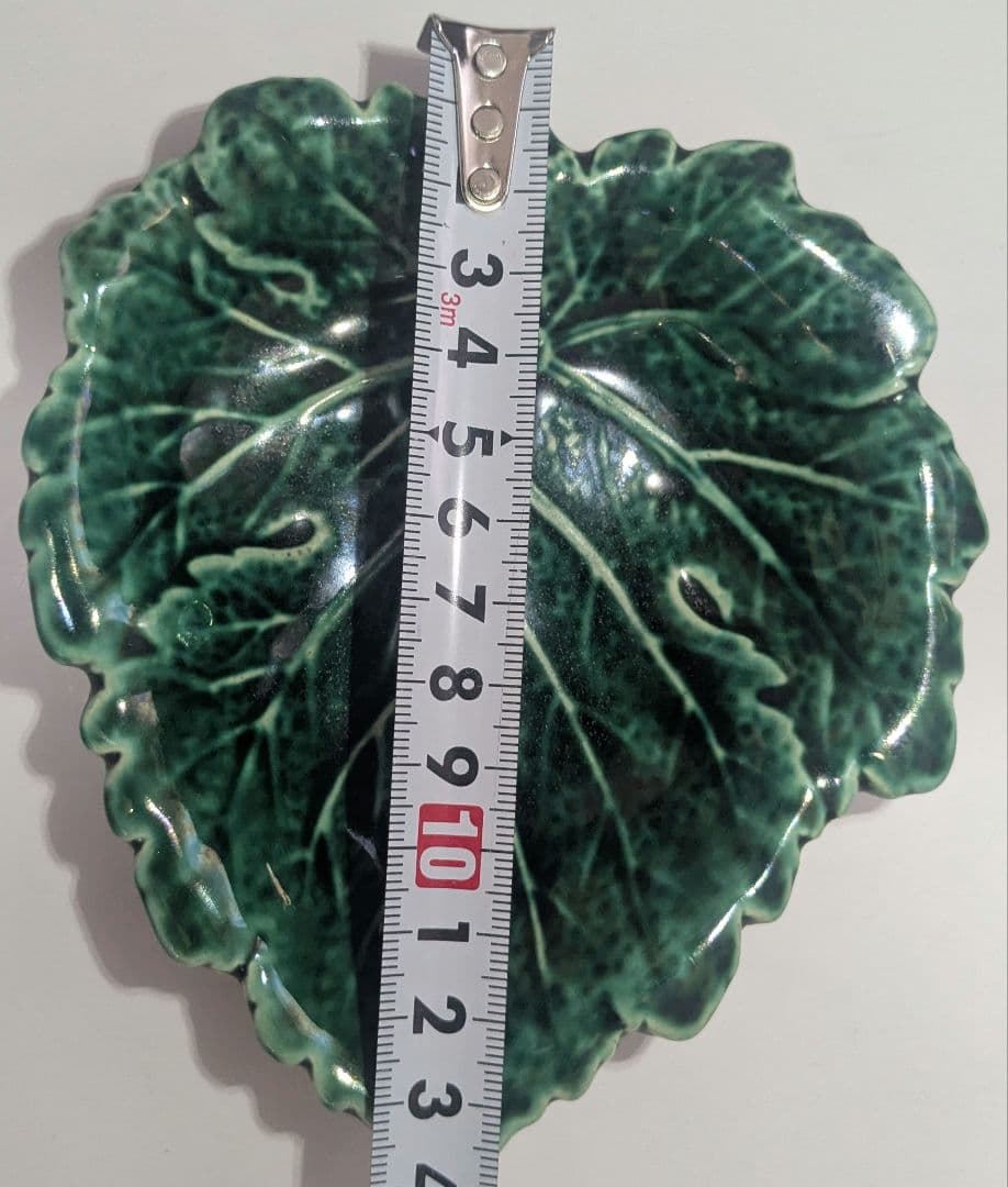 ウェッジウッド 1900年代中盤　マジョリカ焼き Green Leaf5枚セット