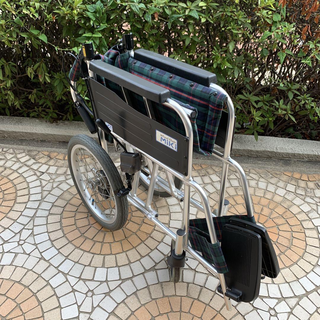 ルル　Miki　介助式車椅子　M-1 MPCN-46JD 折りたたみ可能
