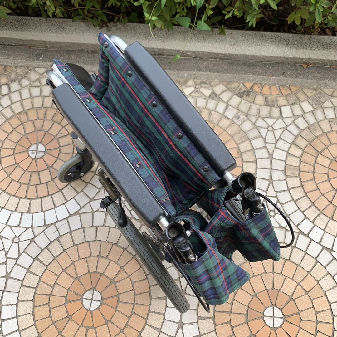 ルル　Miki　介助式車椅子　M-1 MPCN-46JD 折りたたみ可能