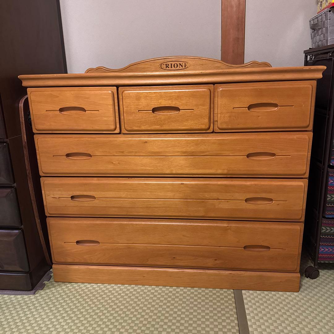 CRION 6段チェスト ナチュラルウッド　タンス