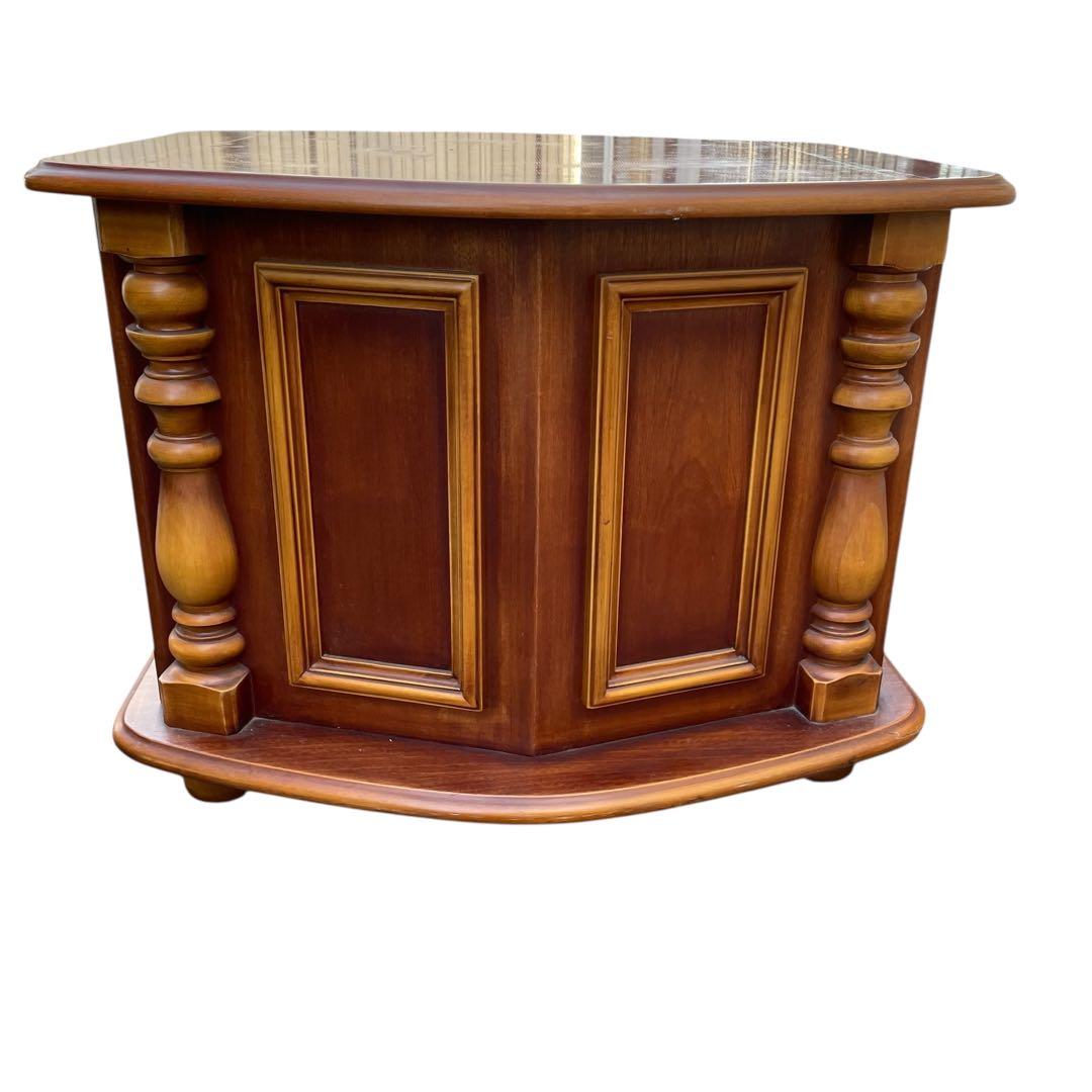 イタリア製 クラシック サイドテーブル コンソール 象嵌細工 アンティーク