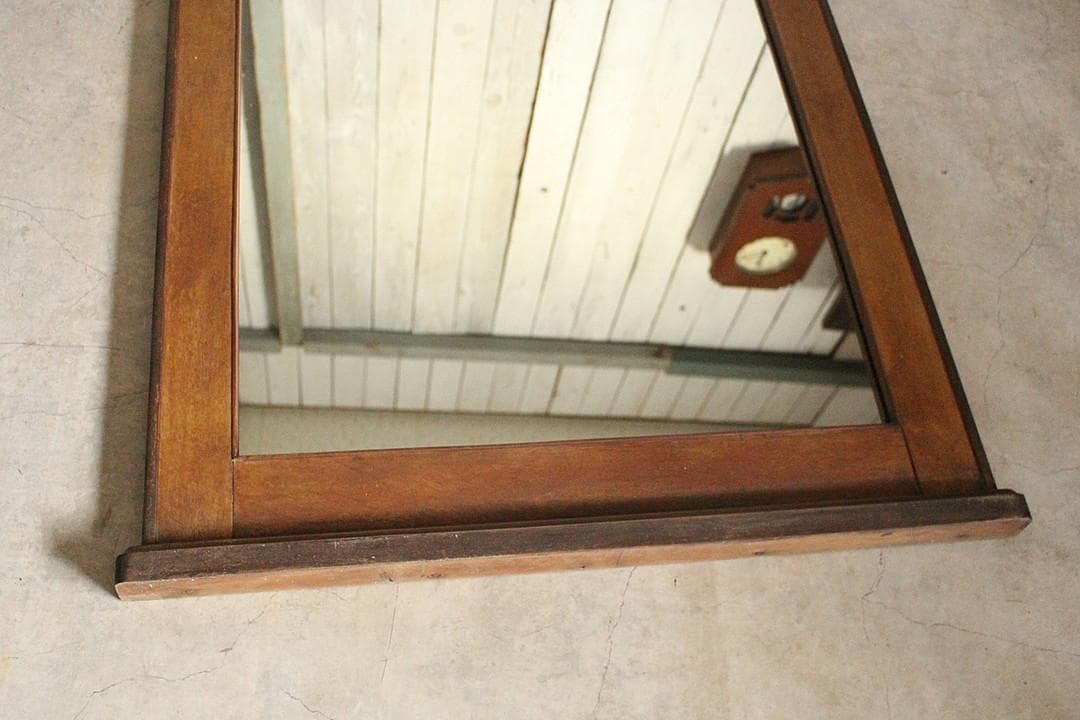 Y*Y様 アンティーク　大型の木枠ミラー