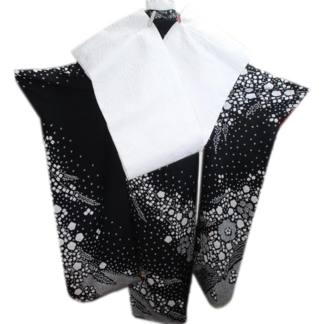 人気カラー■振袖7点セット帯新品帯締め帯揚げフルセット成人式DB06