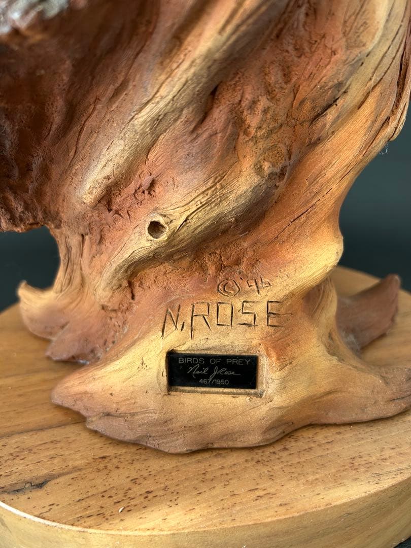 置物 Neil Rose BIRDS OF PREY Resin Sculpture