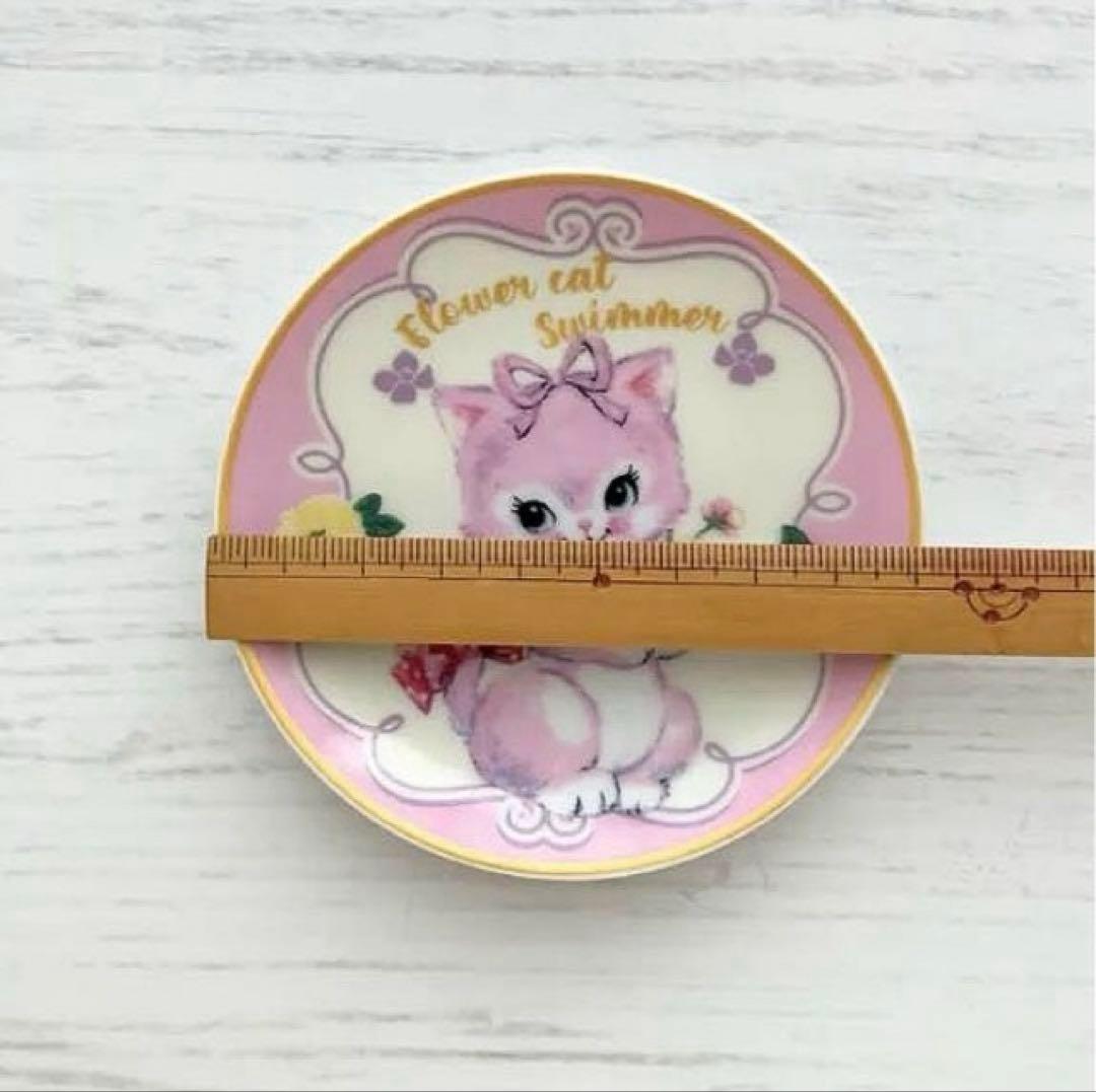 新品　SWIMMER スイマー 豆皿 9cmサイズ　猫　ねこ　ネコ　キャット