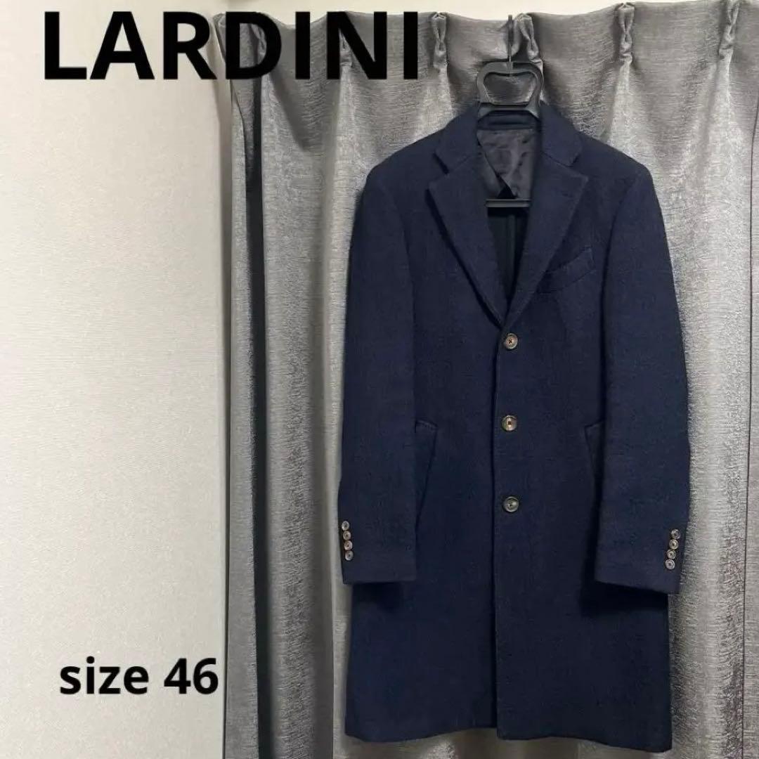 LARDINI《ラルディーニ》チェスターコート　ダークネイビー　サイズ46