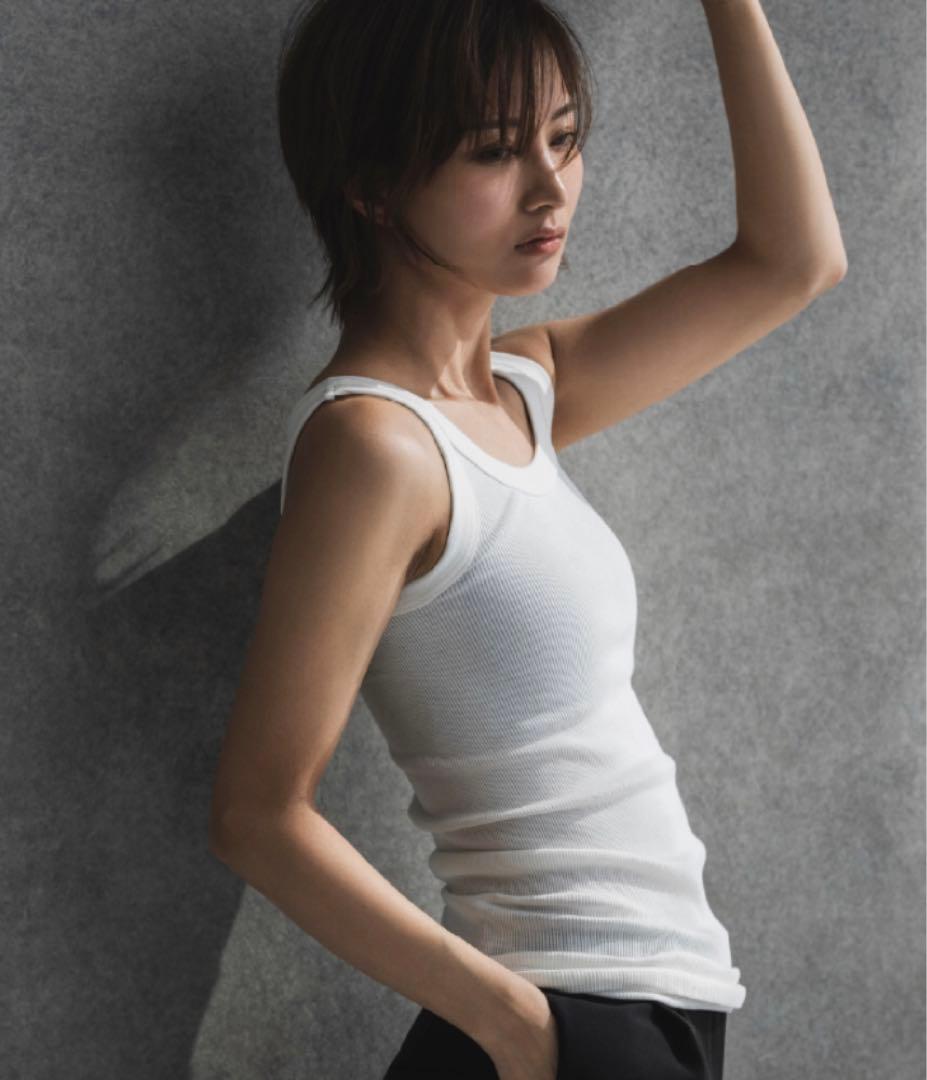 ◆フジサチ ◆プウアボーテ　リブインナー　ブラック＆ホワイト2枚セット