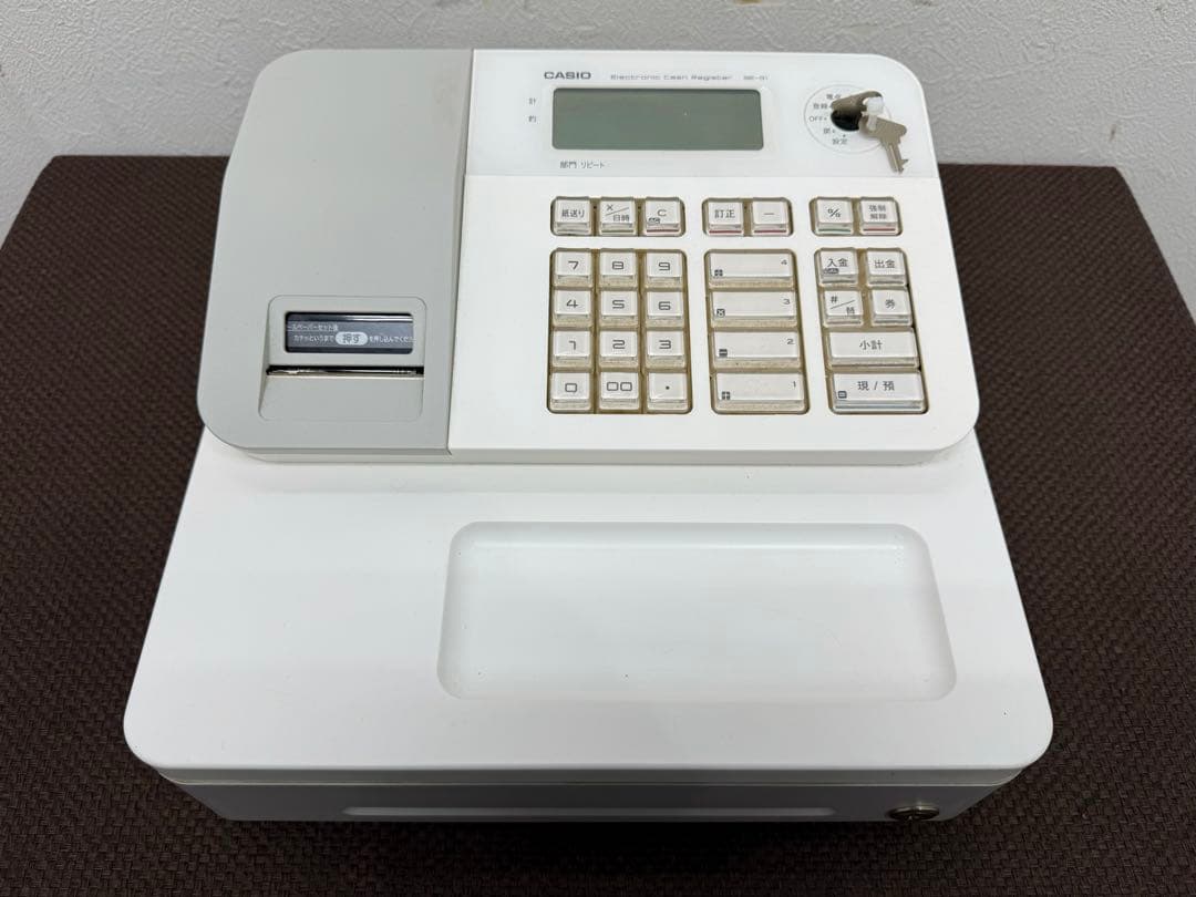 カシオ　CASIO　業務用　電子レジスター　客面液晶表示　店舗　SE-G1