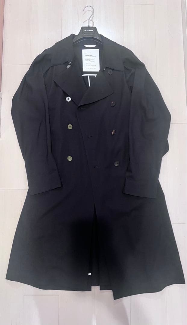 定価17万円　overcoat コート ダブルブレスト トレンチコート　Lサイズ