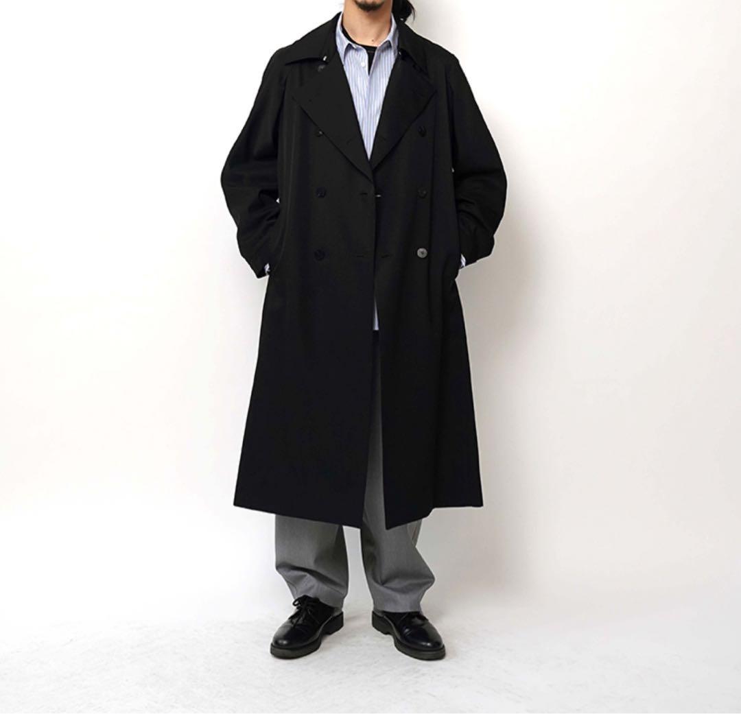 定価17万円　overcoat コート ダブルブレスト トレンチコート　Lサイズ