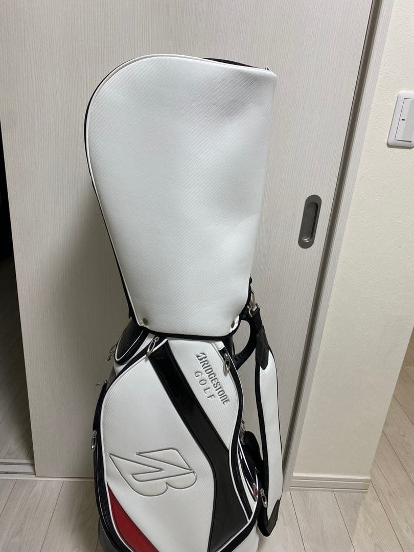 ブリヂストン キャディバッグ ホワイト ブラック