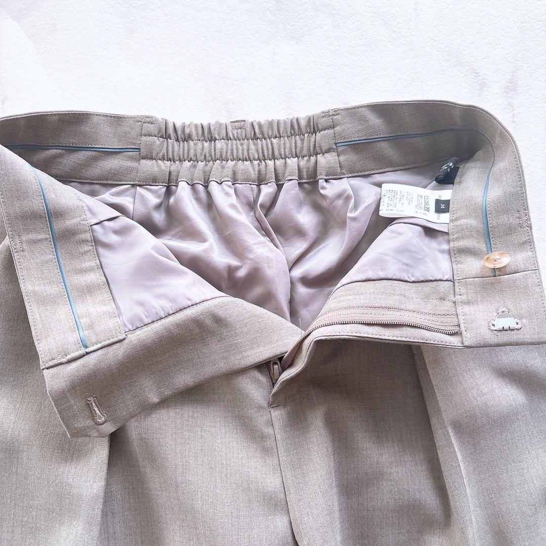 美品ユナイテッドアローズ　パンツスーツ ノーカラージャケット　小さめサイズ