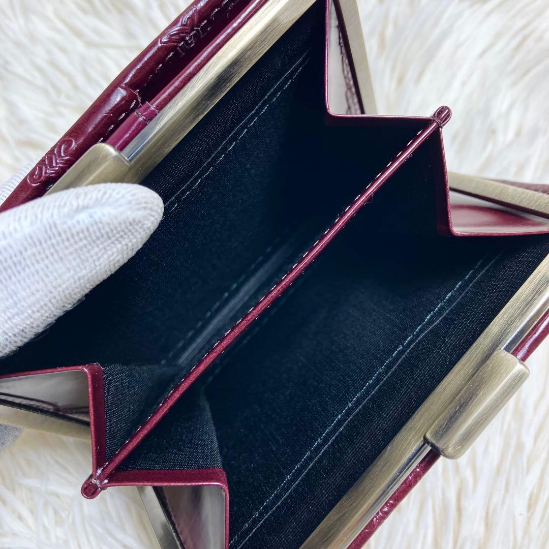 【未使用級】 アルセラピィ フィセルローズ がま口 フォールドウォレット