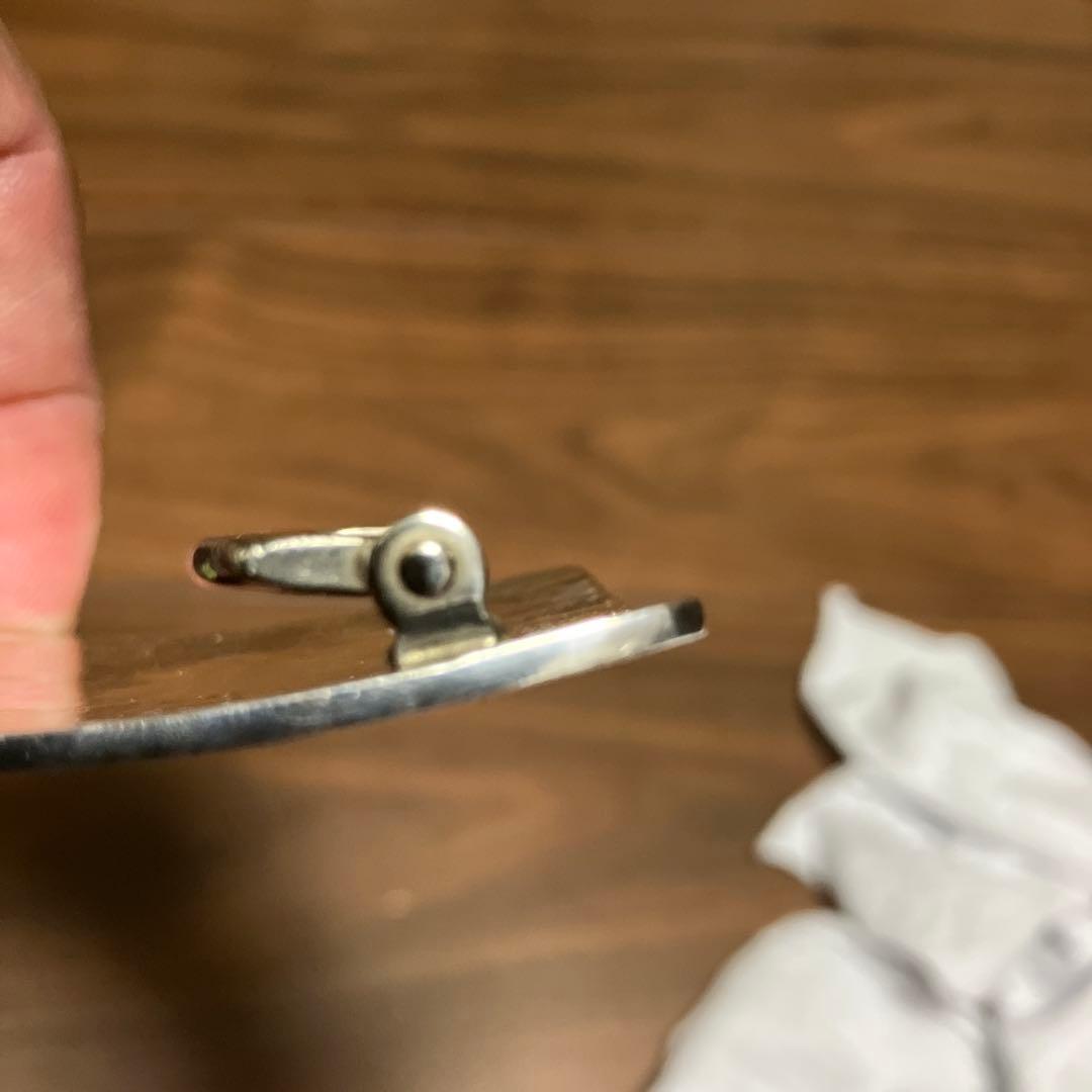 レッドムーン シルバー製　ロゴバックル　銀　美品