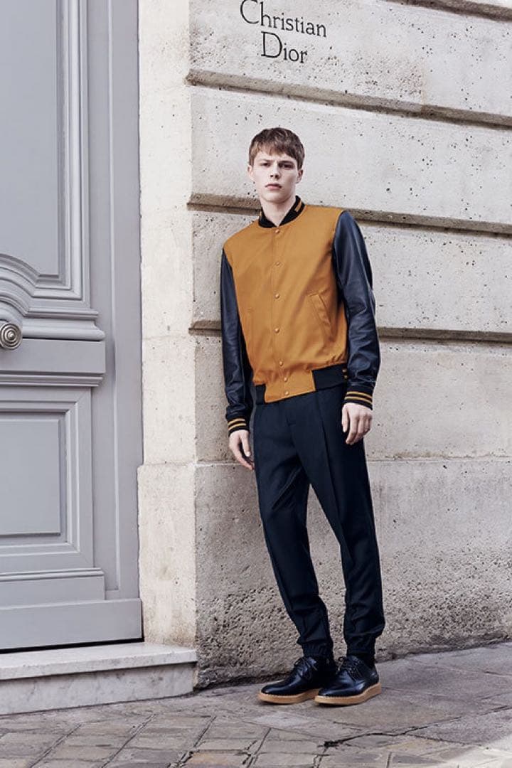 未使用に近いDior homme ディオールオム スタジャン レザー 44