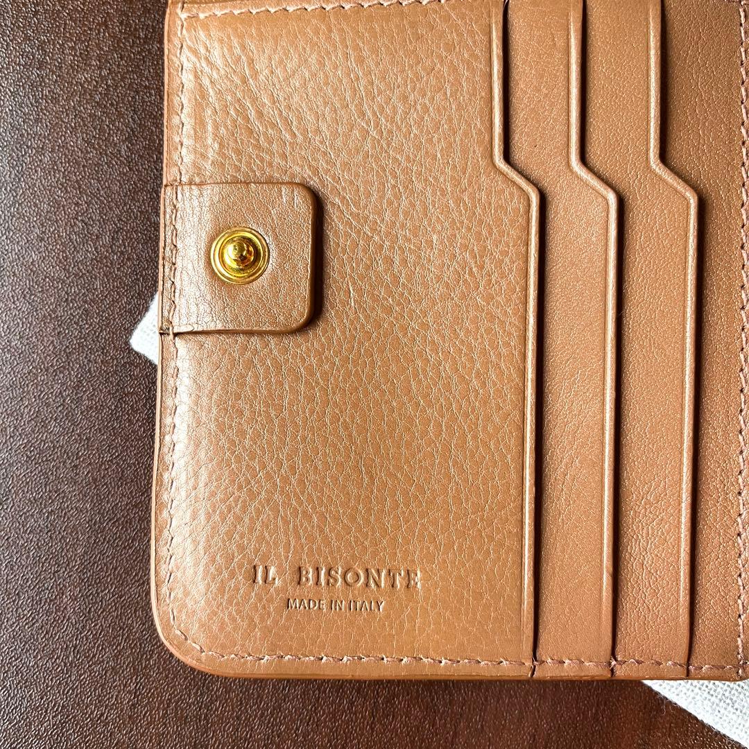 イルビゾンテ 財布 メンズ レディース 二つ折り財布 レザー ブラウン