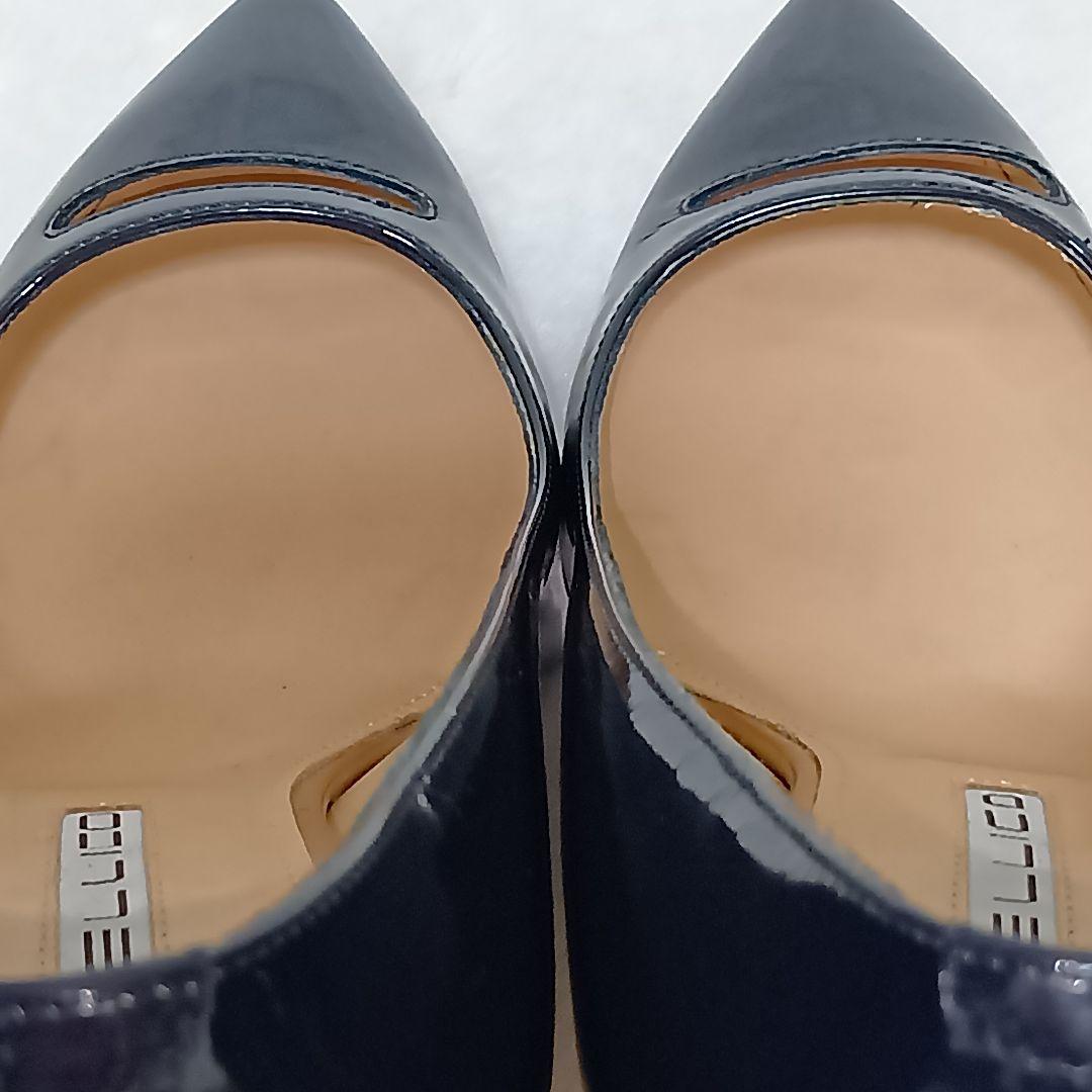 PELLICOアネッリ✨️人気色✨️ダークネイビー ポインテッドトゥパンプス