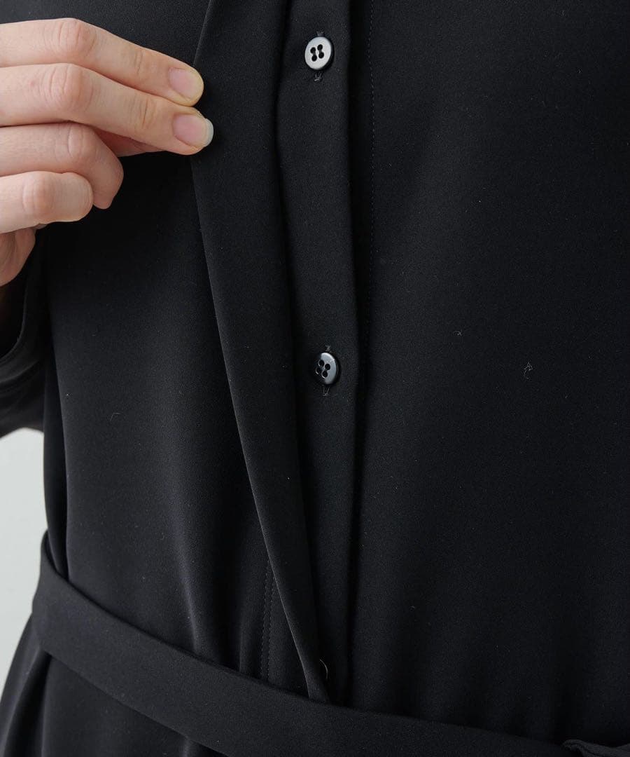 【美品】Whim Gazette ウィムガゼット　長袖 オールインワン　ブラック