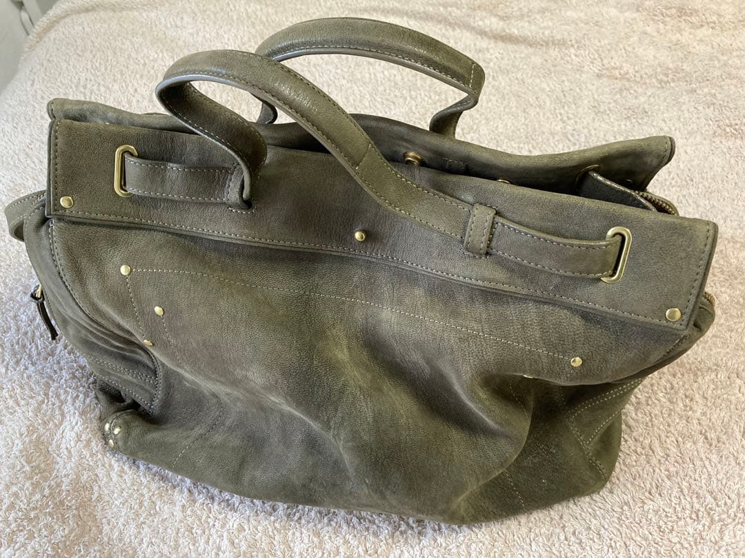 Jerome Dreyfuss 本革ヌバックカーキバック