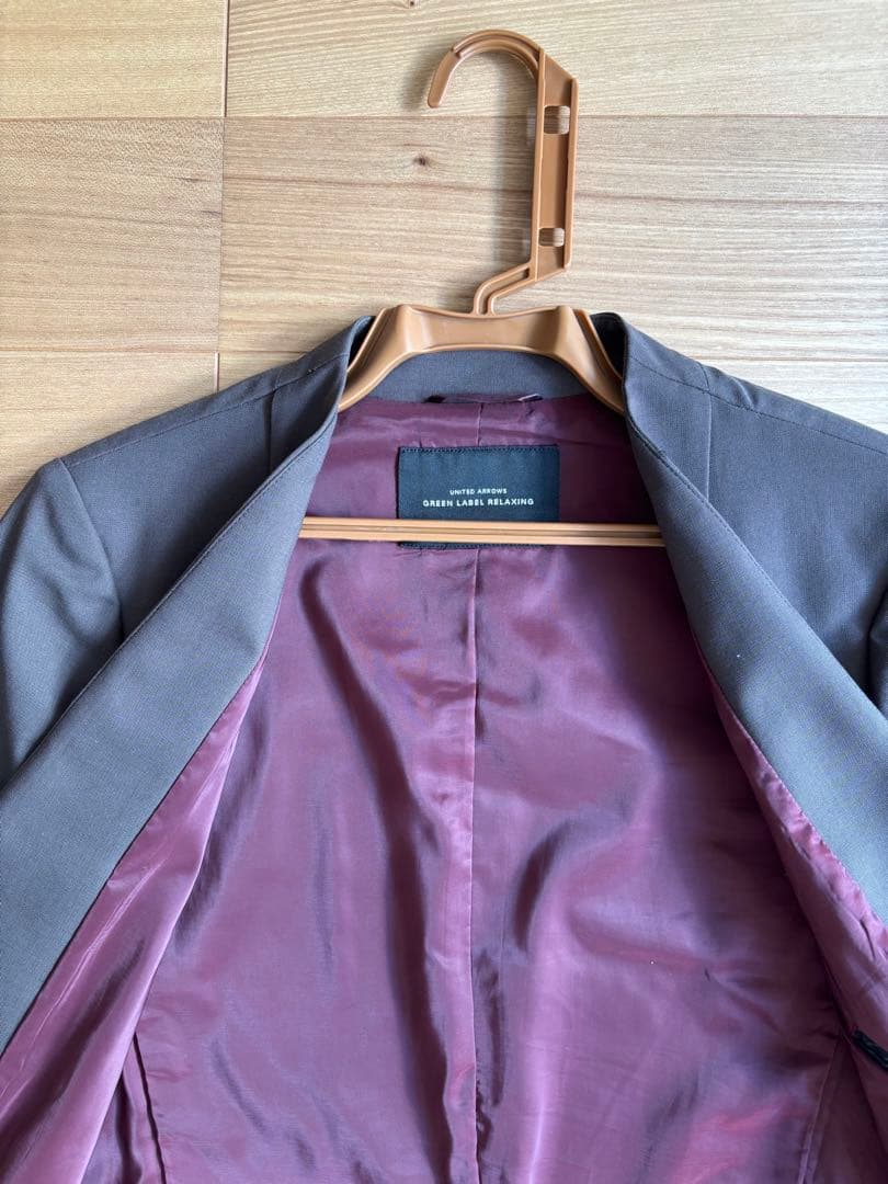 グリーンレーベル　ノーカラー ビジネススーツ セット