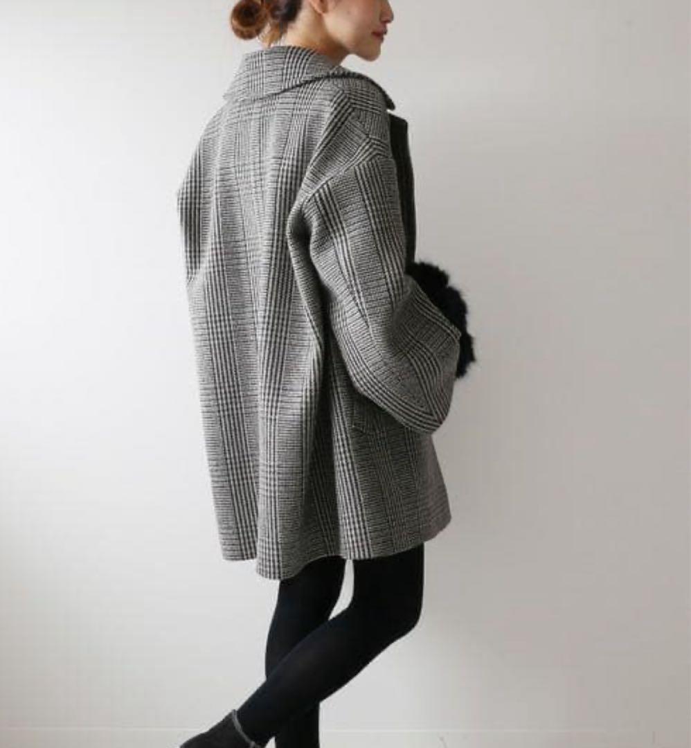 【美品】ジャーナルスタンダードレリューム　ダブルチェックコート