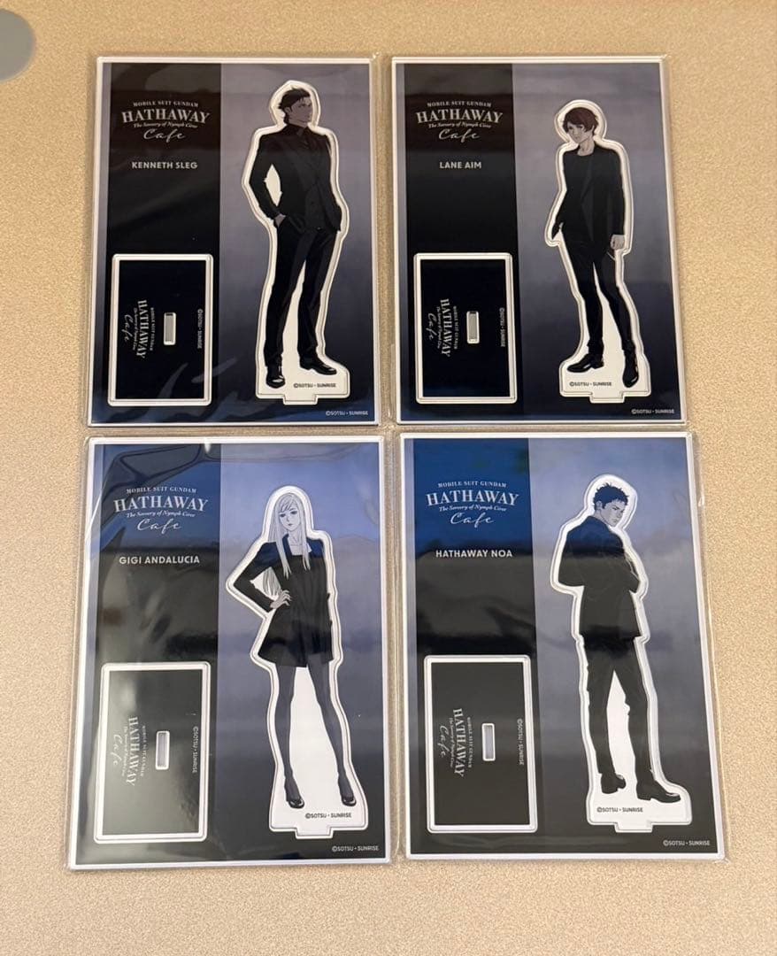 閃光のハサウェイ キルケーの魔女 カフェ アクリルスタンド 4点セット