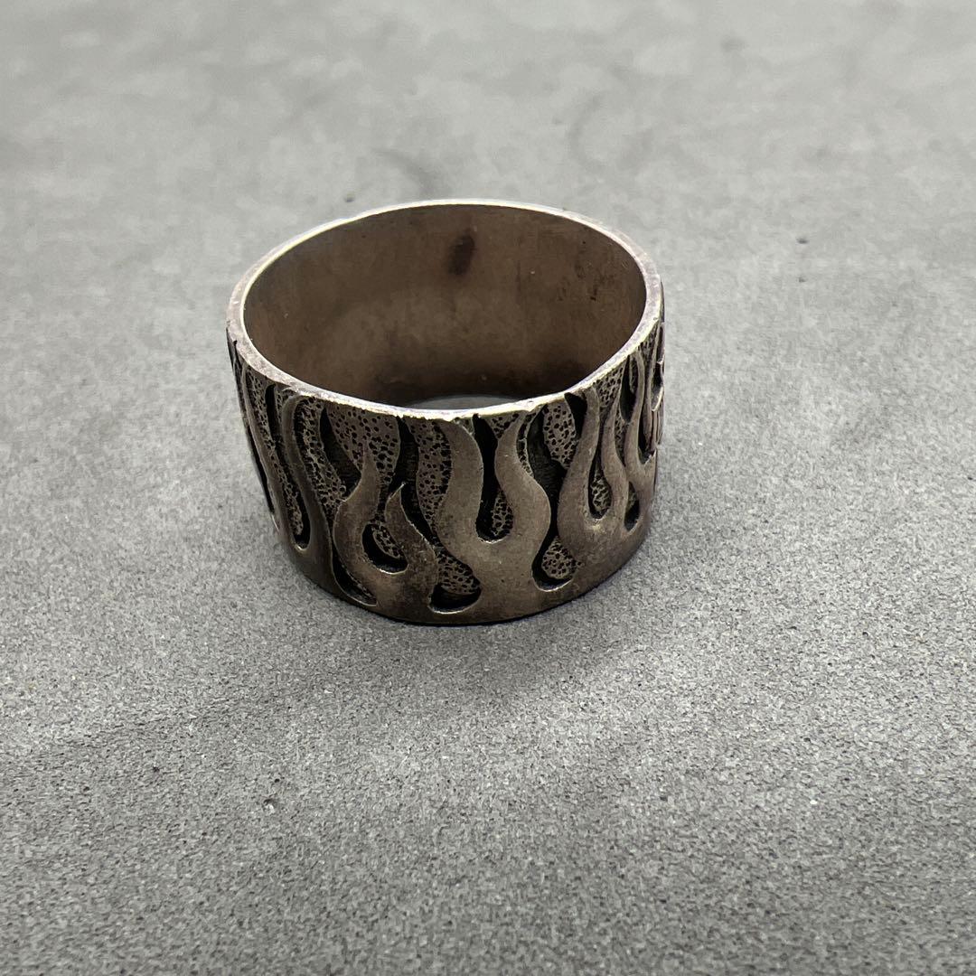 アクセサリー old mod harley davidson flame ring #21
