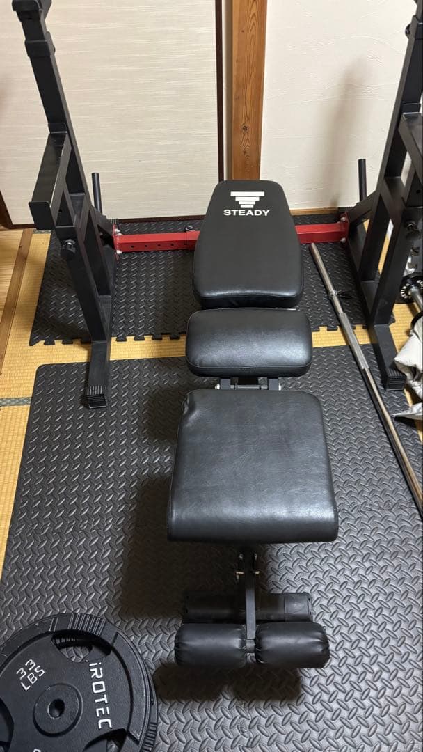 【じゅに】iROTEC 100kg ベンチプレスセット