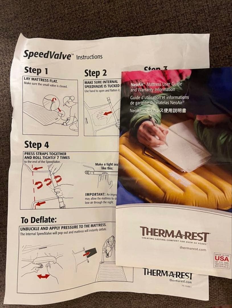 サーマレスト　マットレス　ネオエアー　Xライト　マックス SV