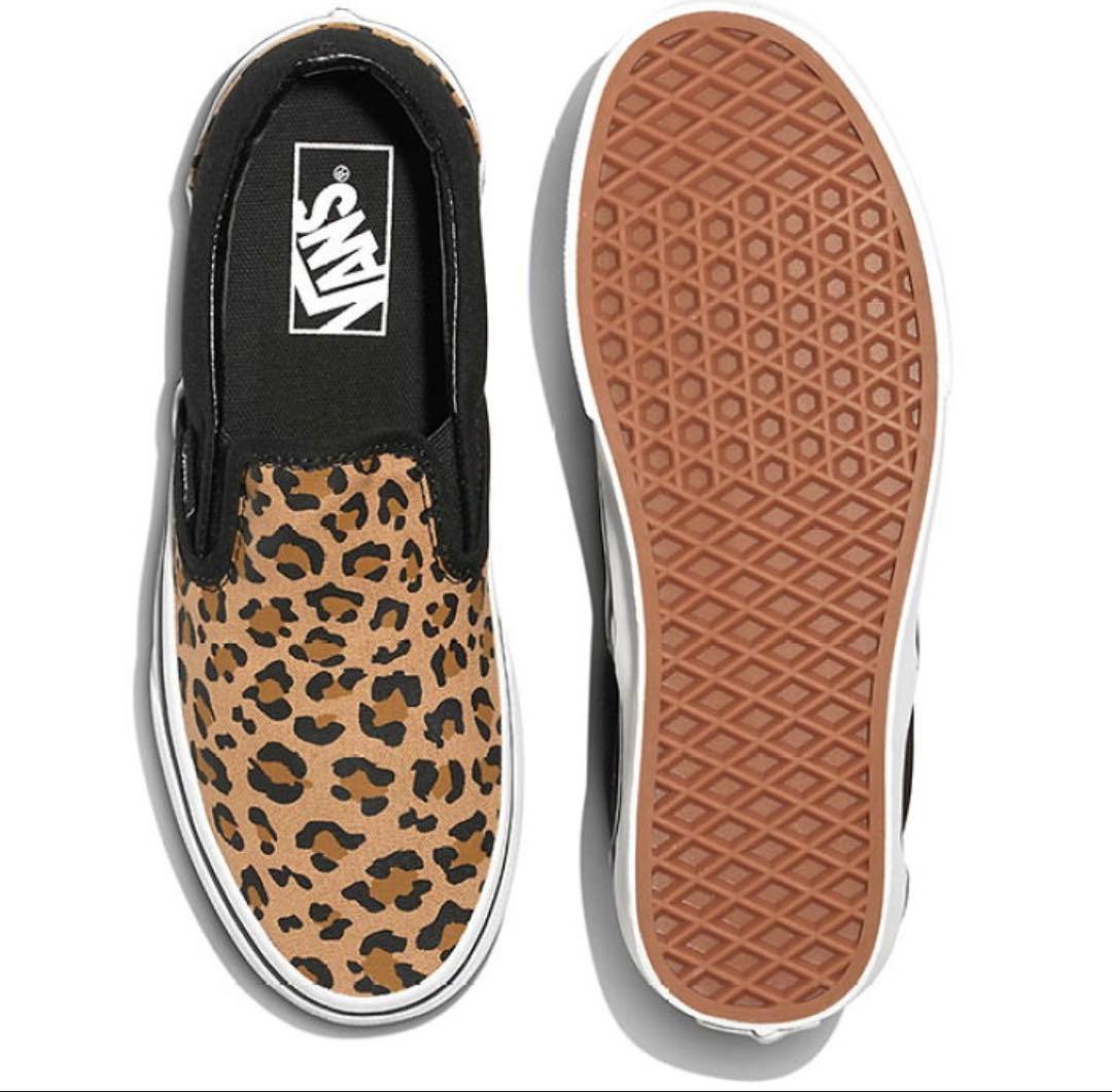 新品⭐︎VANS バンズ　スリッポン　レオパード豹柄