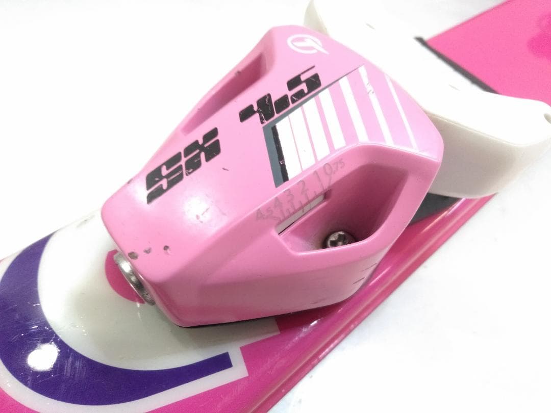 ジュニアスキー4点セット ピュアコンシャス 140cm ブーツサロモン22cm◇