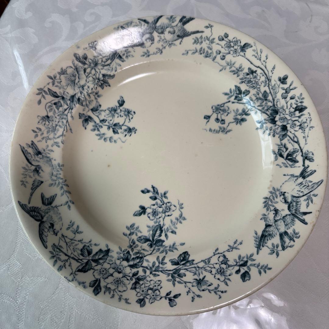 ⭐️お値下げしました⭐️フランスアンティーク⭐️コンポティエ⭐️花と小鳥⭐️