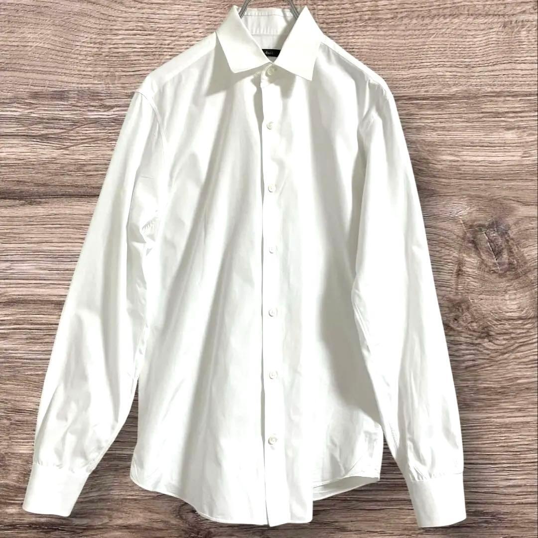 美品✨Berluti ホワイト 長袖ワイシャツ ドレスシャツ A41