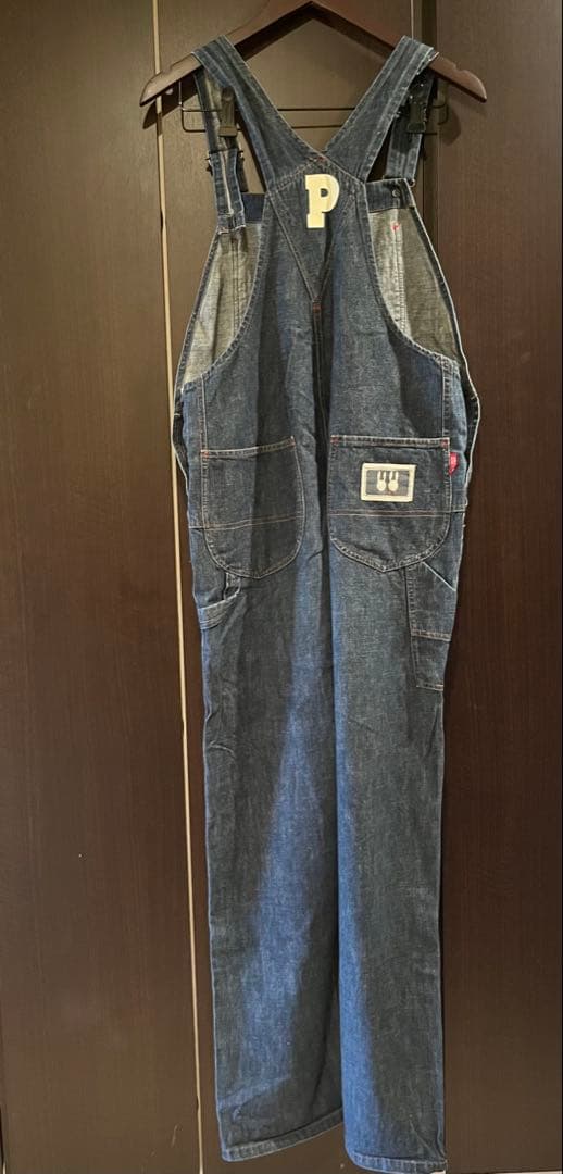 ピンクハウス　ウサギ刺繍 デニムオーバーオール　サロペット